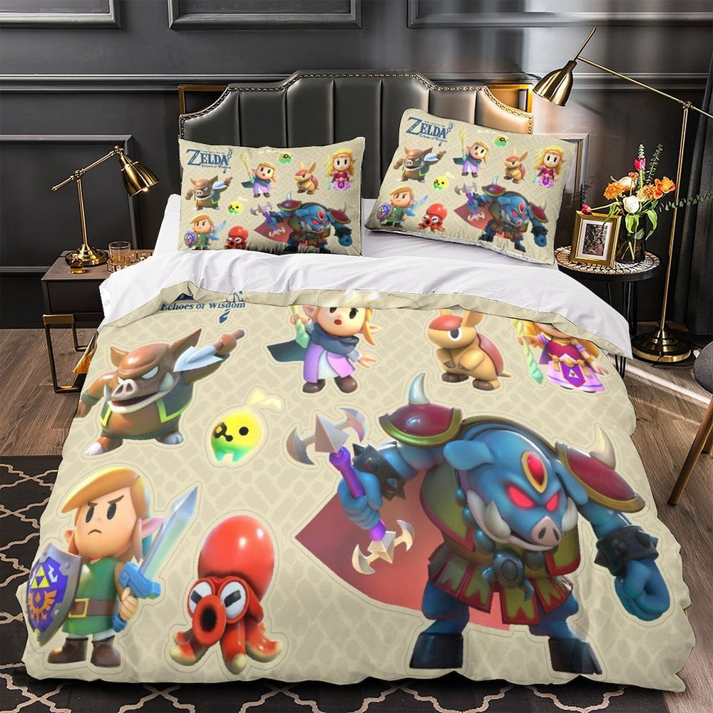 The Legend of Zelda Echoes of Wisdom Duvet Cover Bedding Set Without Filler (ONLINE ORDER ONLY)
