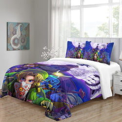 The Legend of Zelda Pattern Bedding Set Quilt Duvet Cover Room Decoration (Online Order Only)