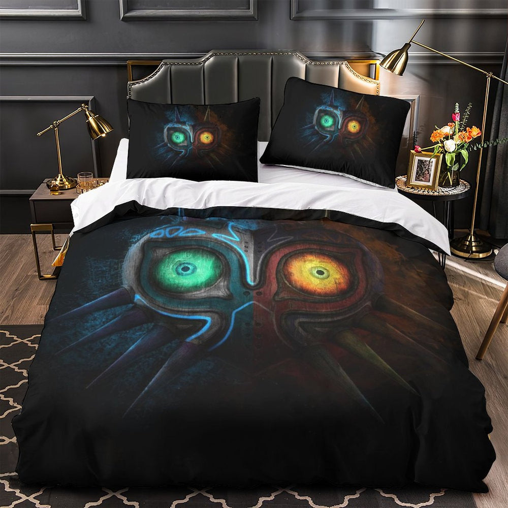 The Legend of Zelda Pattern Bedding Set Quilt Duvet Cover Room Decoration (Online Order Only)
