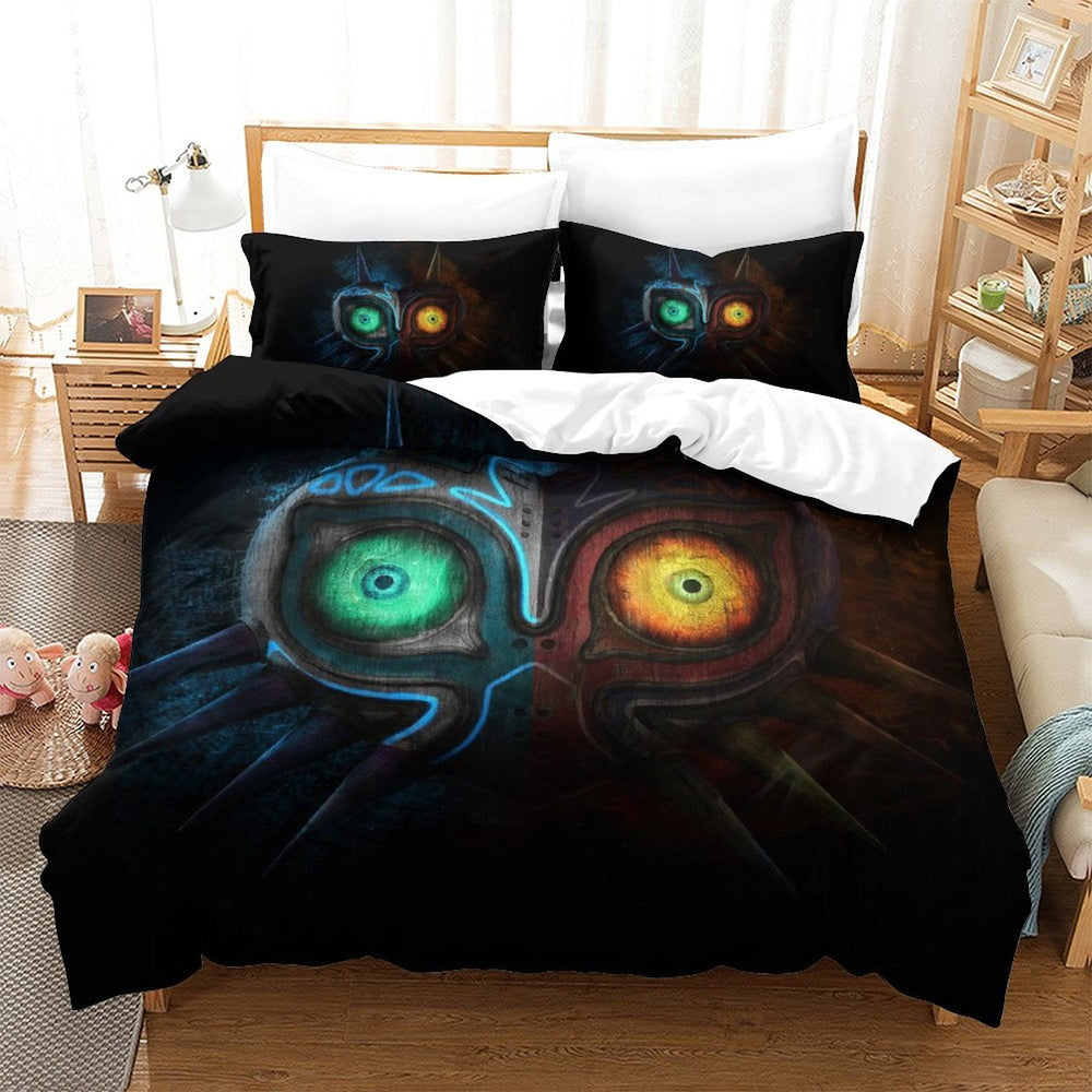 The Legend of Zelda Pattern Bedding Set Quilt Duvet Cover Room Decoration (Online Order Only)