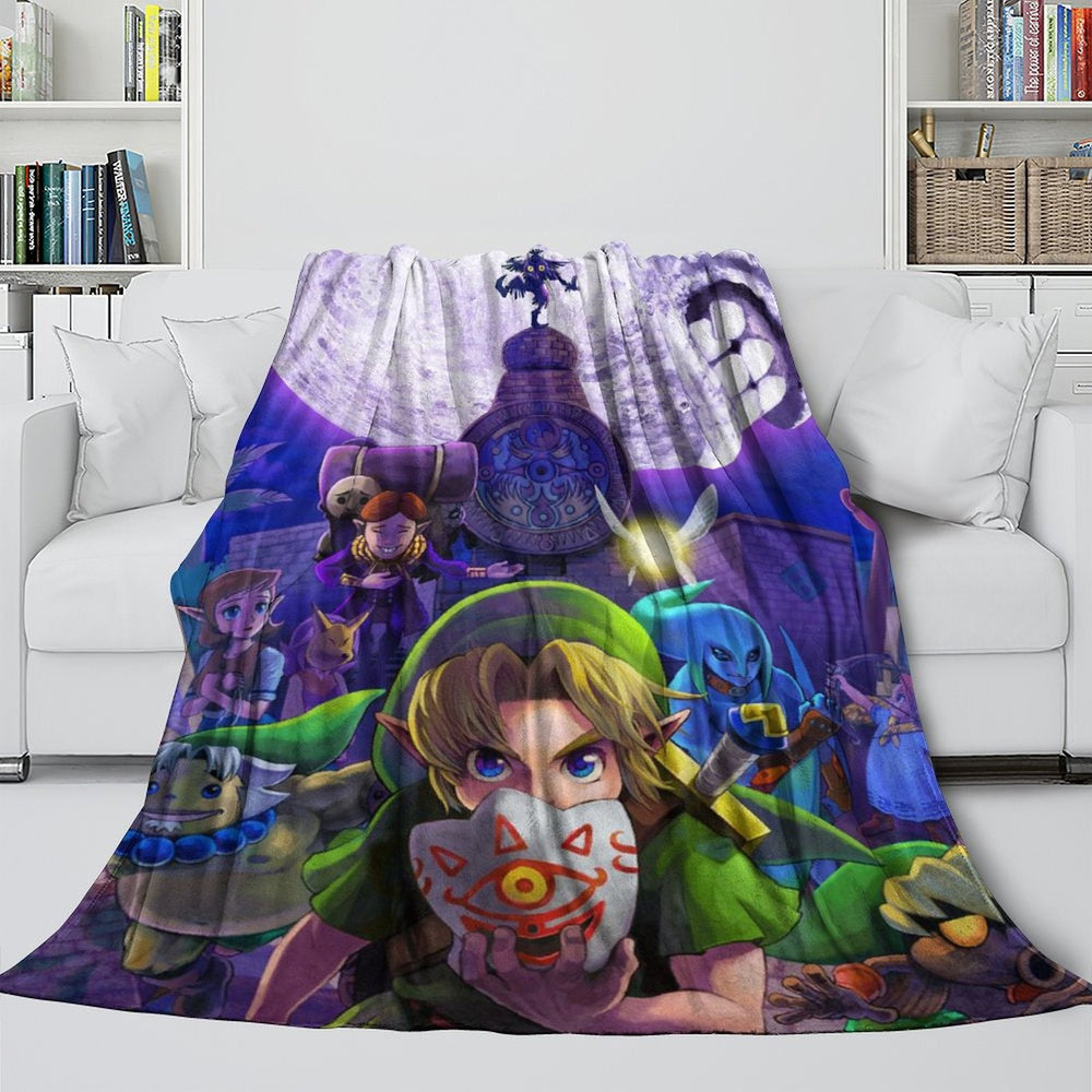 The Legend of Zelda Blanket Flannel Fleece Throw Room Decoration (Online Order Only)