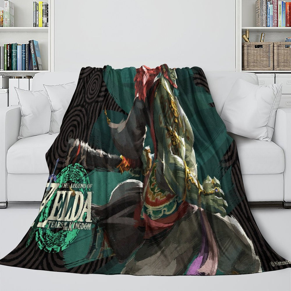 The Legend of Zelda Blanket Flannel Fleece Throw Room Decoration (Online Order Only)