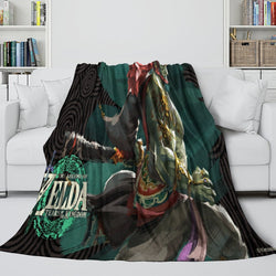 The Legend of Zelda Blanket Flannel Fleece Throw Room Decoration (Online Order Only)