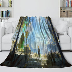 The Legend of Zelda Tears of the Kingdom Flannel Fleece Blanket (Online Order Only)