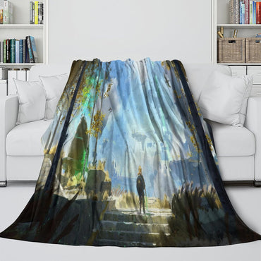 The Legend of Zelda Tears of the Kingdom Flannel Fleece Blanket (Online Order Only)