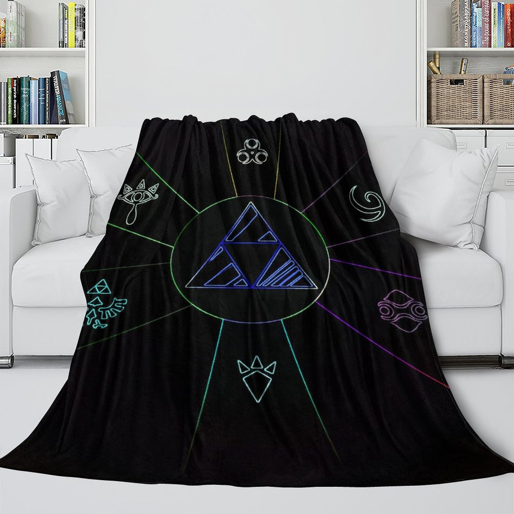The Legend of Zelda Tears of the Kingdom Blanket Flannel Fleece Throw Room Decoration (Online Order Only)
