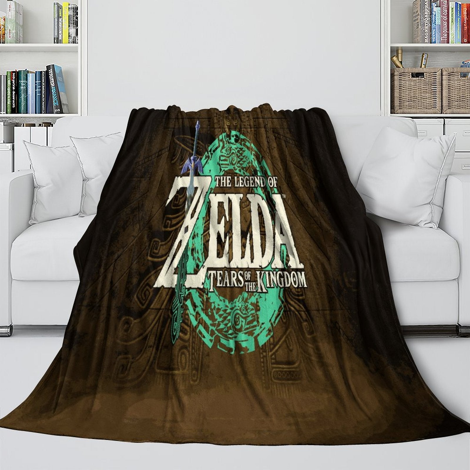 The Legend of Zelda Tears of the Kingdom Flannel Fleece Blanket (Online Order Only)