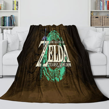 The Legend of Zelda Tears of the Kingdom Flannel Fleece Blanket (Online Order Only)