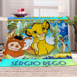 The Lion King Blanket Flannel Throw Room Decoration (Online Order Only)