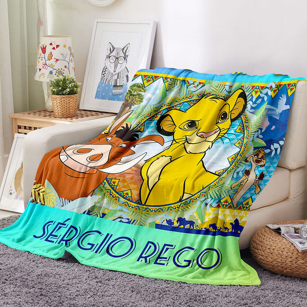 The Lion King Blanket Flannel Throw Room Decoration (Online Order Only)