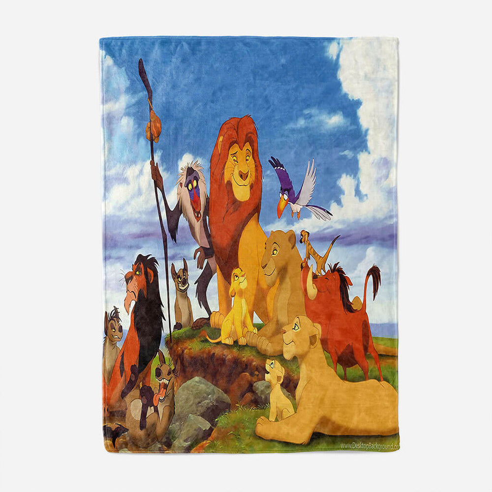 The Lion King Blanket Flannel Throw Room Decoration (Online Order Only)