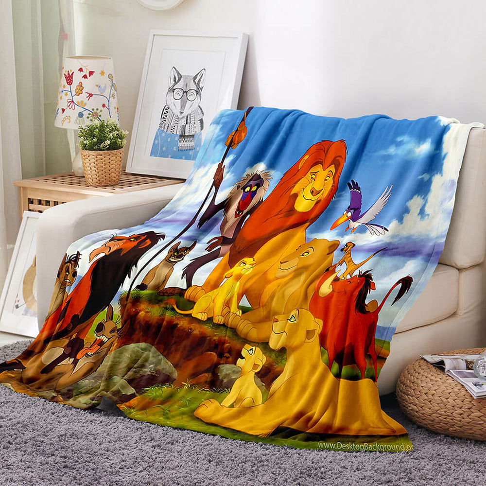 The Lion King Blanket Flannel Throw Room Decoration (Online Order Only)
