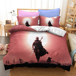 The Mandalorian Yoda Baby Pattern Bedding Quilt Covers Without Filler (Online Order Only)