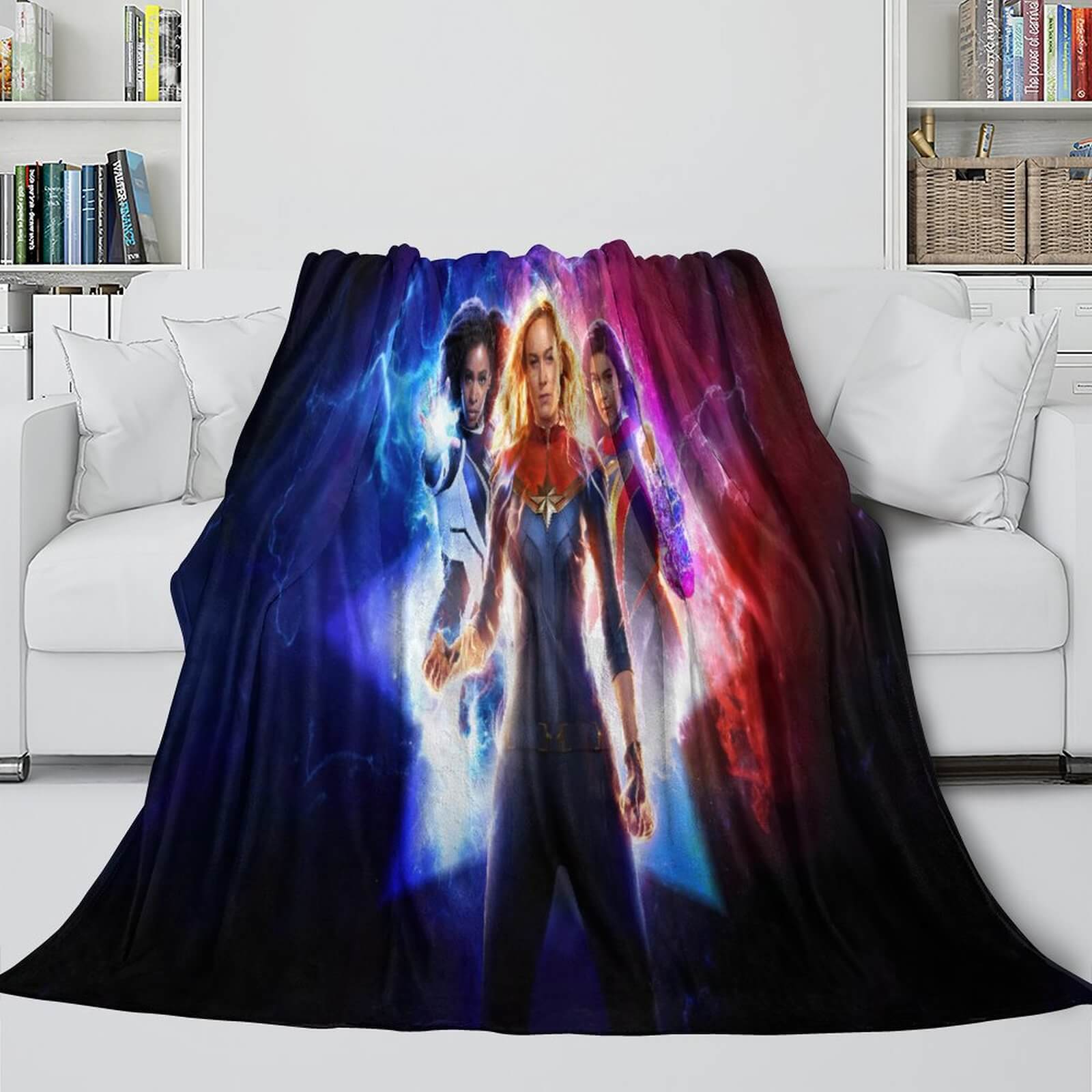 The Marvels Blanket Flannel Fleece Throw Room Decoration (Online Order Only)