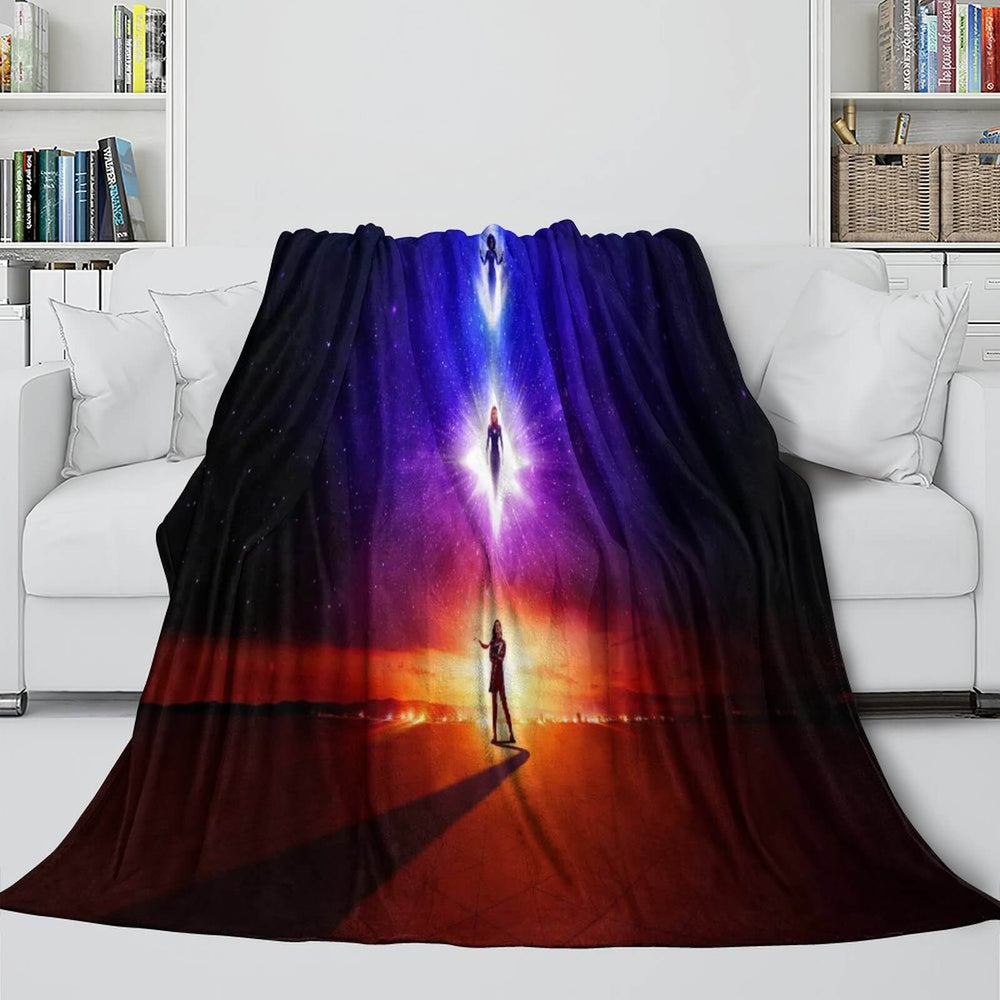 The Marvels Blanket Flannel Fleece Throw Room Decoration (Online Order Only)