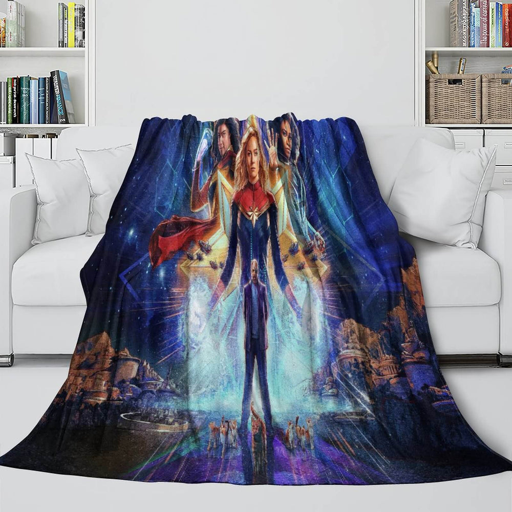 The Marvels Blanket Flannel Fleece Throw Room Decoration (Online Order Only)