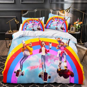 The Mitchells vs The Machines Bedding Cosplay Quilt Duvet Covers Decoration Bed (Online Order Only)