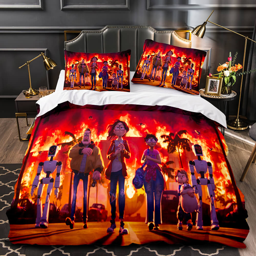 The Mitchells vs The Machines Bedding Cosplay Quilt Duvet Covers Decoration Bed (Online Order Only)