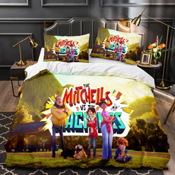 The Mitchells vs The Machines Bedding Cosplay Quilt Duvet Covers Decoration Bed (Online Order Only)