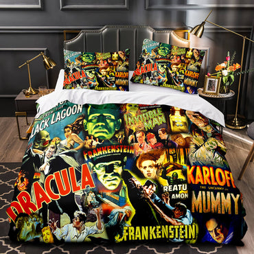 The Monster Squad Bedding Set Quilt Duvet Cover Bedding Sets for Kids (Online Order Only)
