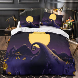 The Nightmare Before Christmas Bedding Set Pattern Quilt Cover Without Filler (Online Order Only)