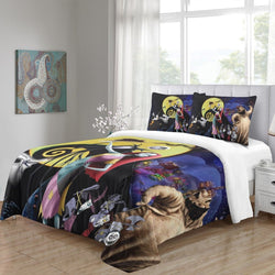 The Nightmare Before Christmas Bedding Set Pattern Quilt Cover Without Filler (Online Order Only)