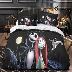 The Nightmare Before Christmas Bedding Set Pattern Quilt Cover Without Filler (Online Order Only)