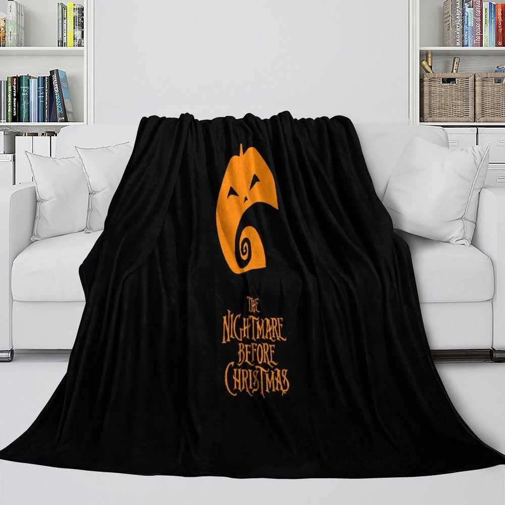 The Nightmare Before Christmas Blanket Flannel Fleece Throw Room Decoration (Online Order Only)