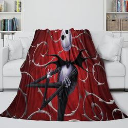 The Nightmare Before Christmas Blanket Flannel Fleece Throw Room Decoration (Online Order Only)