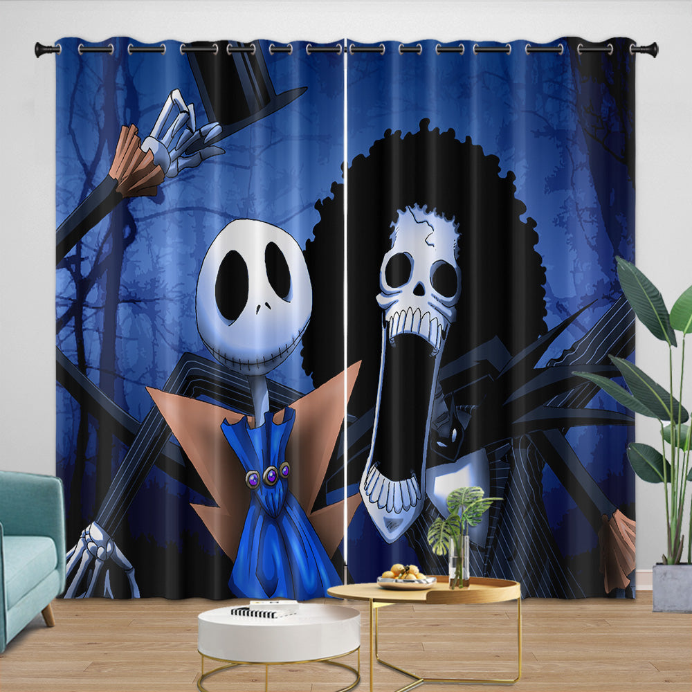 The Nightmare Before Christmas Curtains Blackout Window Drapes Room Decoration (Online Order Only)