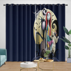 The Nightmare Before Christmas Curtains Blackout Window Drapes Room Decoration (Online Order Only)