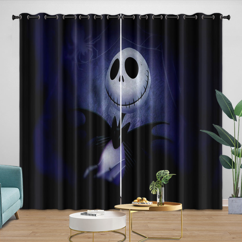 The Nightmare Before Christmas Curtains Blackout Window Drapes Room Decoration (Online Order Only)