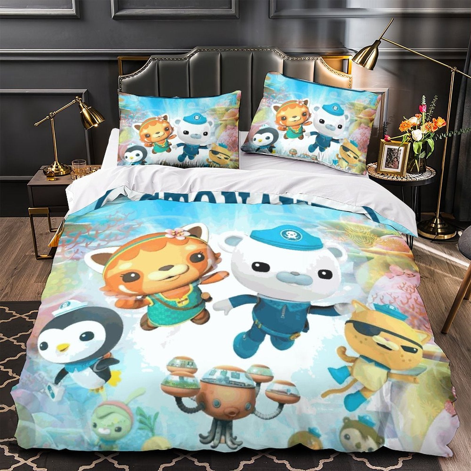 The Octonauts Bedding Set Pattern Quilt Duvet Cover (Online Order Only)