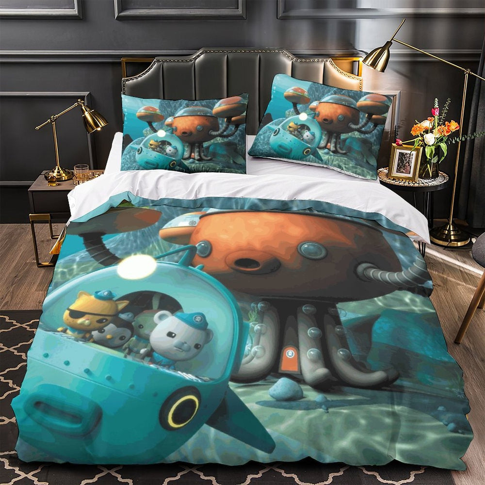 The Octonauts Bedding Set Pattern Quilt Duvet Cover (Online Order Only)