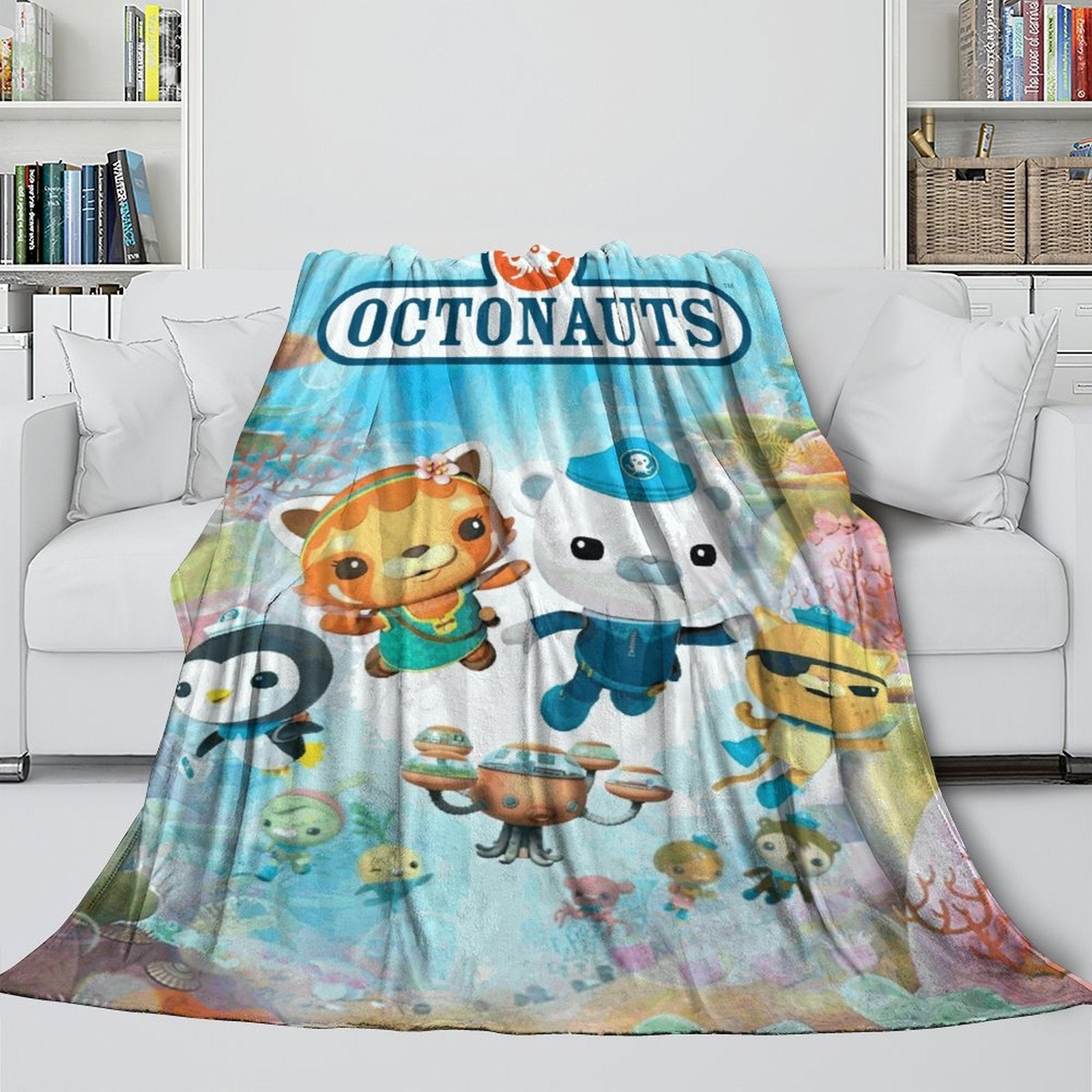 The Octonauts Blanket Flannel Throw Room Decoration (Online Order Only)