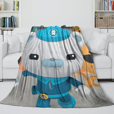 The Octonauts Blanket Flannel Throw Room Decoration (Online Order Only)