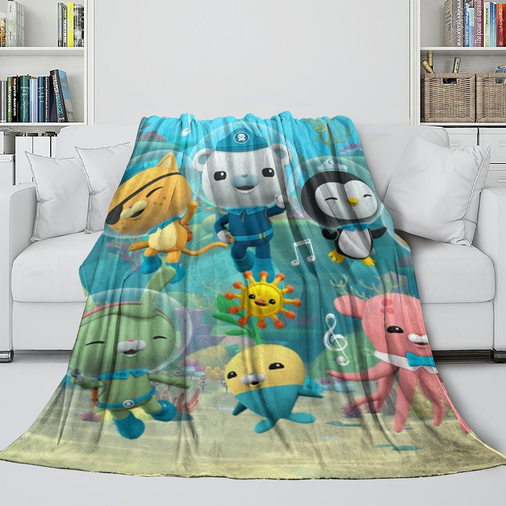The Octonauts Blanket Flannel Throw Room Decoration (Online Order Only)