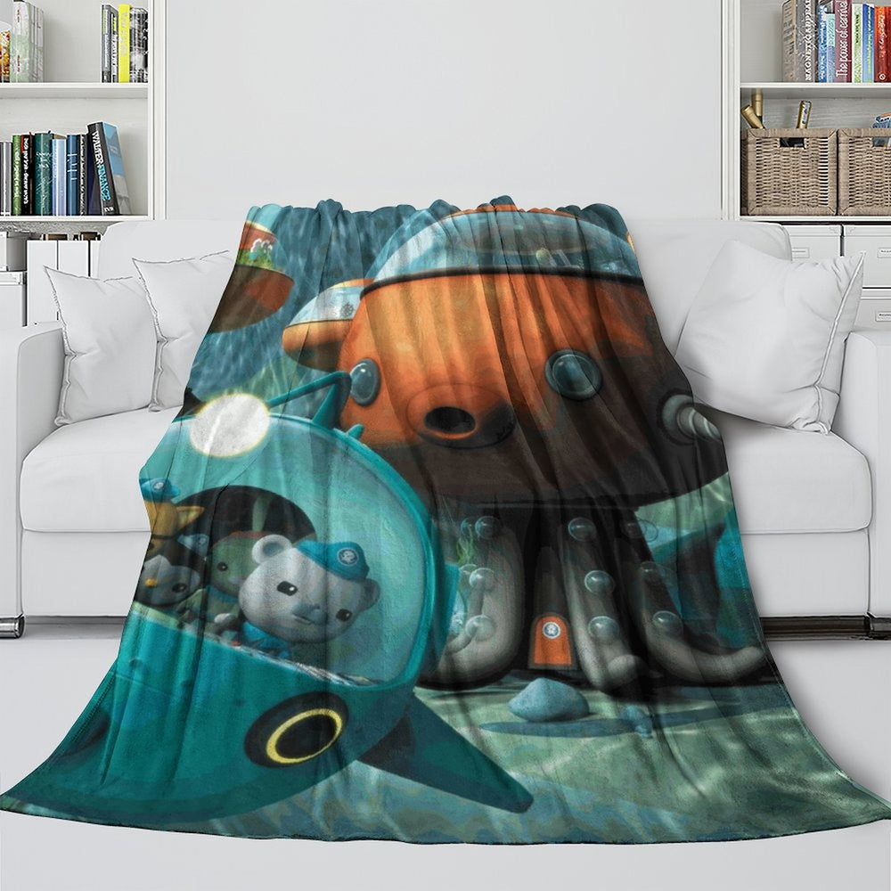 The Octonauts Blanket Flannel Throw Room Decoration (Online Order Only)