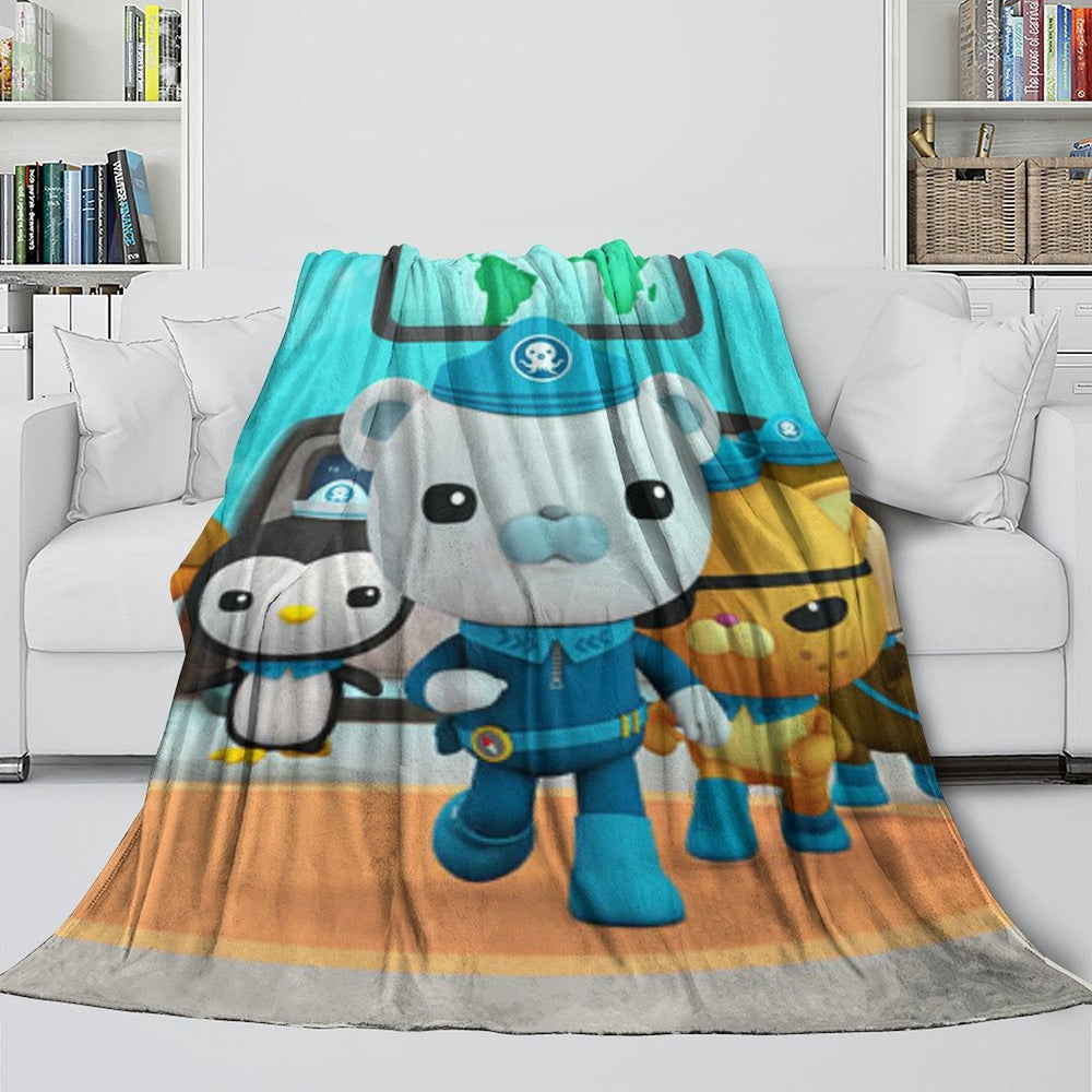 The Octonauts Blanket Flannel Throw Room Decoration (Online Order Only)