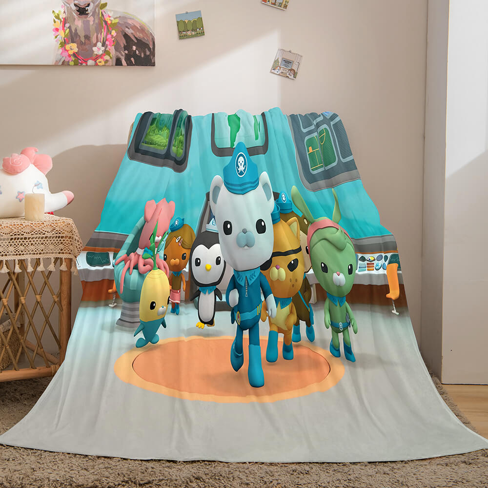 The Octonauts Flannel Caroset Throw Cosplay Blanket (Online Order Only)