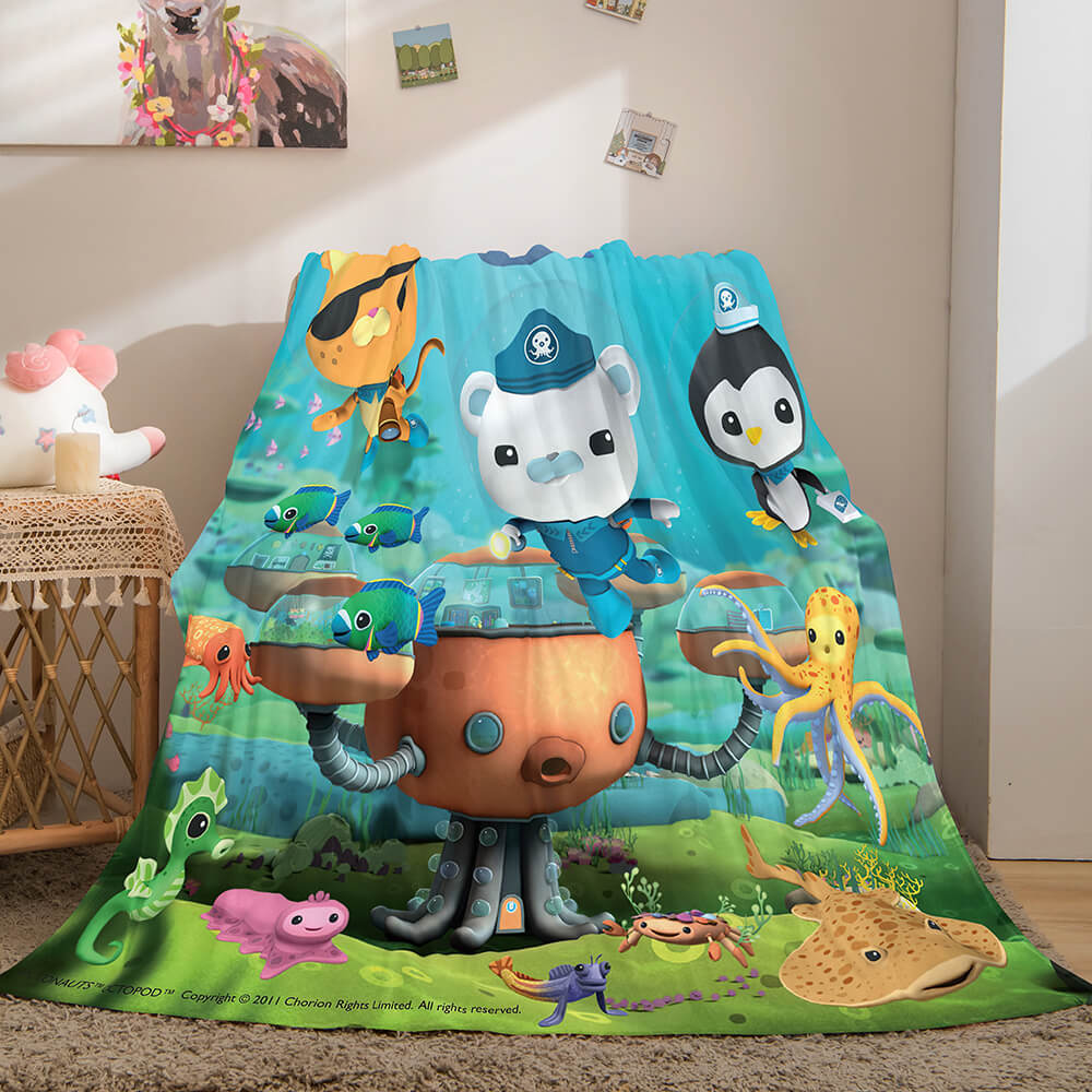 The Octonauts Flannel Caroset Throw Cosplay Blanket (Online Order Only)