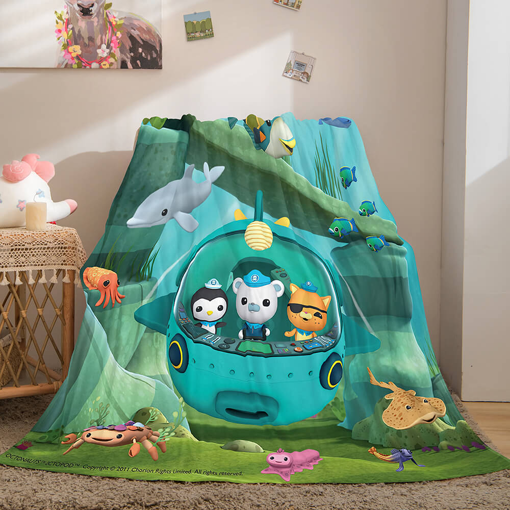 The Octonauts Flannel Caroset Throw Cosplay Blanket (Online Order Only)