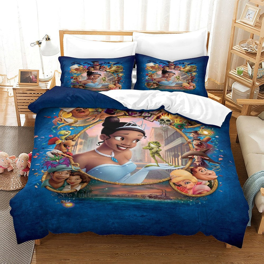 The Princess and the Frog Bedding Set Pattern Quilt Cover Without Filler (Online Order Only)