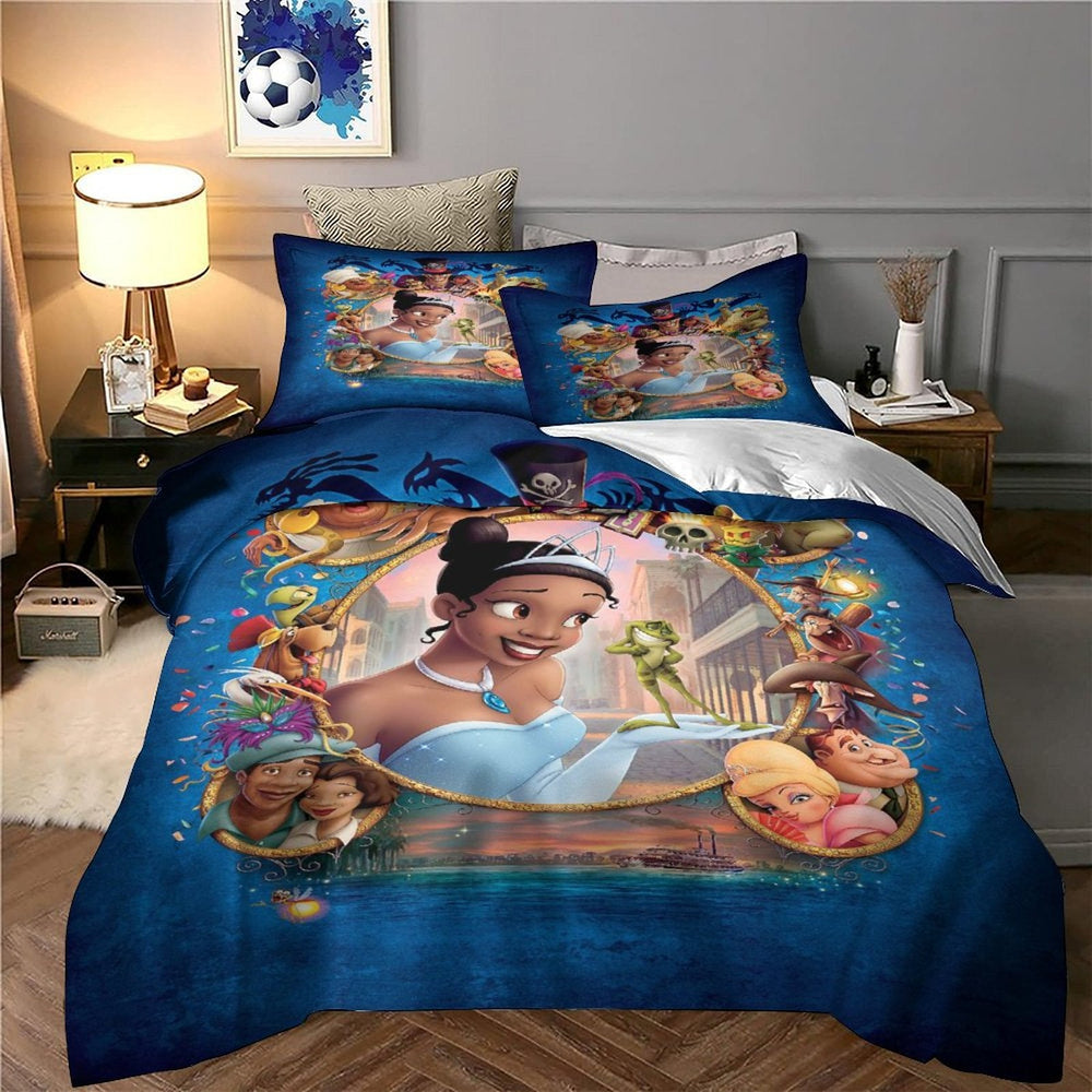 The Princess and the Frog Bedding Set Pattern Quilt Cover Without Filler (Online Order Only)