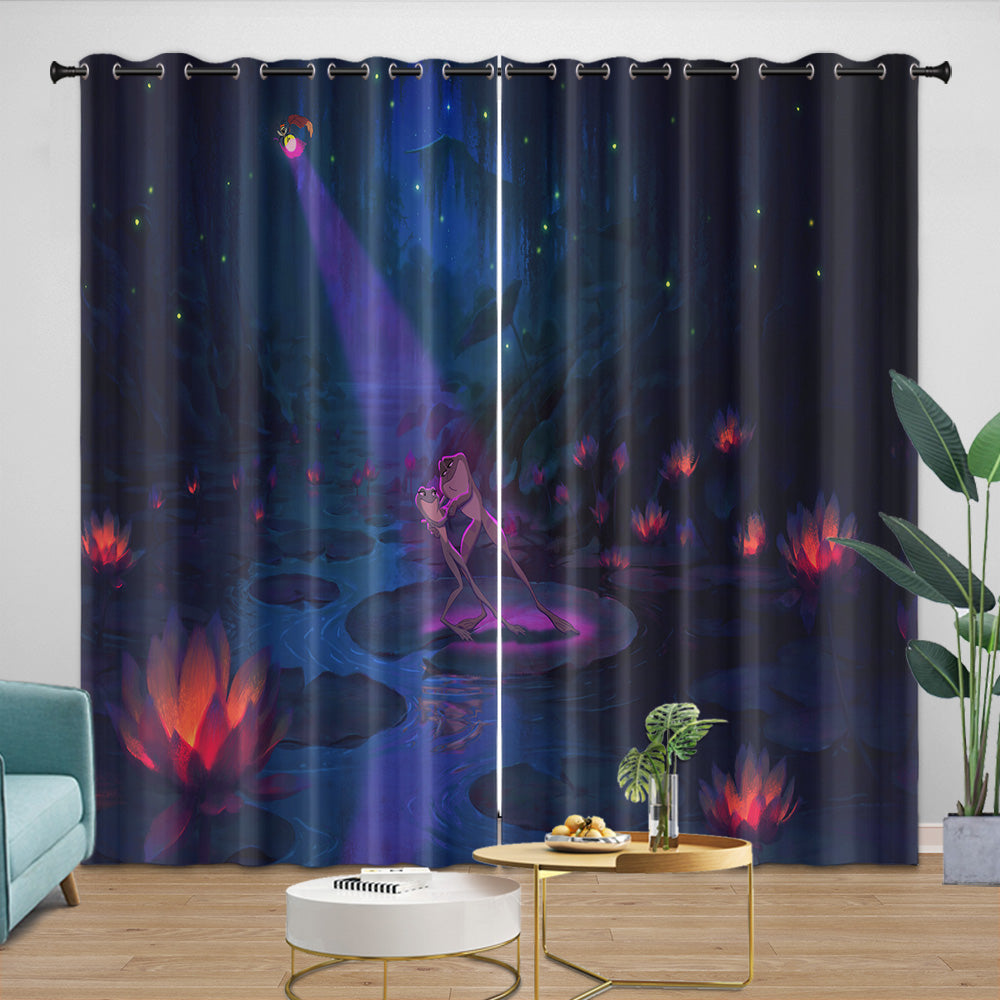 The Princess and the Frog Curtains Blackout Window Drapes Room Decoration (Online Order Only)