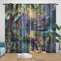 The Princess and the Frog Curtains Blackout Window Drapes Room Decoration (Online Order Only)