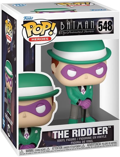 Batman: The Animated Series The Riddler Funko Pop! Vinyl Figure #548 with Funko Protector (Online Order Only)