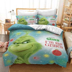 How the Grinch Stole Christmas Cosplay Bedding Set Duvet Cover Sets (Online Order Only)