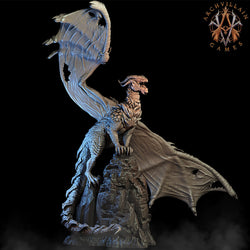 3D Printed Archvillain Games The Scarlet Dragon Queen Magma Lords 28 32mm D&D (Online Only)
