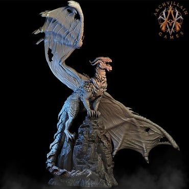 3D Printed Archvillain Games The Scarlet Dragon Queen Magma Lords 28 32mm D&D (Online Only)